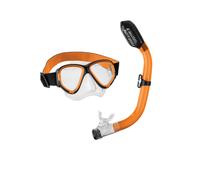 CRIVIT Set de esnórquel para niños (negro/naranja)
