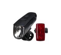 CRIVIT Set de faros LED de bicicleta con función de frenado de urgencia 2 pzs