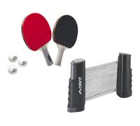CRIVIT Set de raquetas de tenis de mesa / Red de tenis de mesa