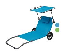 CRIVIT Tumbona de playa y carrito de transporte