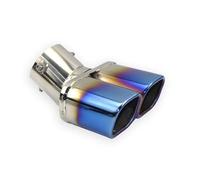 CRJIMX 1 Pieza Tubo De Escape Acero Inoxidable Para Suzuki Para Vitara Para Escudo 2015 2016-2022 Boquilla Silenciador Accesorios Coche(Azul)