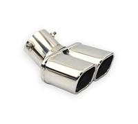 CRJIMX 1 Pieza Tubo De Escape Acero Inoxidable Para Suzuki Para Vitara Para Escudo 2015 2016-2022 Boquilla Silenciador Accesorios Coche(Plata)