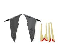 CRJIMX Accesorio Moto Deportivo Spoilers Laterales Carene Deflector ala Parabrisas para ADV350 ADV 350 2025(Patrón de Fibra de Carbono)