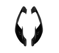 CRJIMX Accesorios Moto Carenado ala Fija Pequeño Spoiler ala Aerodinámica para Yamaha YZF R1 YZFR1 YZFR1M 2020-2025(Gloss Black)