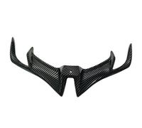 CRJIMX Accesorios Universales para Moto Winglets Careneado Frontal Winglets Aerodinámicos ala Fija Viento Spoilers Laterales Spoiler de ala dinámico(Carbon Fibre)