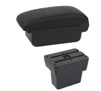 CRJIMX Caja De Descansabrazos Para N&issan Para Note E-Power Epower 2019 Para Note Caja De Almacenamiento De Consola Central USB Accesorio De Descansabrazos(B1 Línea Negra)