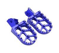 CRJIMX CNC Reposapiés Estriberas Apoyapies Soporte Para SurRon Para Light Bee X Para Light Bee S Eléctrico Motocross Universal(Azul)