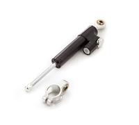 CRJIMX Estabilizador De Dirección Universal Ajustable Con Control De Amortiguación Direccional Para Aprilia(Black-Silver)