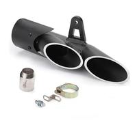 CRJIMX Kit De Silenciador De Escape Universal Para Motocicleta Para Kawasaki Z900 ZX6R Etc Para La Mayoría De Las Marcas 51 Mm(A2-LEFT SIDE)
