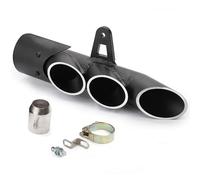 CRJIMX Kit De Silenciador De Escape Universal Para Motocicleta Para Kawasaki Z900 ZX6R Etc Para La Mayoría De Las Marcas 51 Mm(A1-LEFT SIDE)