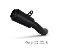 CRJIMX Kit Silenciador Escape De Acero Inoxidable Motocicleta Para Y&amaha R3 R25 MT03 2015 2016 2017 2018 2019 2020 2021 2022 2023 2024 2025(NEGRO)