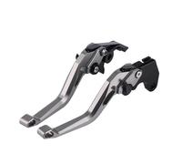 CRJIMX Manetas De Embrague De Freno Ajustables 5D Para Motocicleta Para SUZUKI DL650/V-STROM 2011-2024 DL 650XT Para V-Strom 650 2015-2023(GRIS)