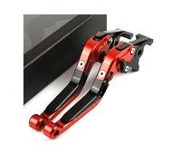 CRJIMX Manetas De Freno Y Embrague Ajustables Para Motocicletas Para SH125i SH125 SH150i SH350 SH300 2005-2025(Red black)