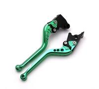 CRJIMX Palanca De Embrague Freno Ajustable Aluminio Con Mango Largo/corto Para Motocicleta Para Yamaha YZFR3 YZF-R3 2014-2022(Verde,Long)