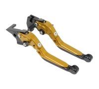 CRJIMX Palancas De Freno Y Embrague Plegables Ajustables Para Motocicletas Para CBR600 F2 F3 F4 F4i 1991-2007 CBR900RR 1993-1999 CB919(Amarillo)