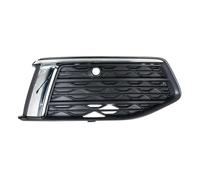 CRJIMX Para A6 C8 2019 2020 2021 Para Automóviles Marco Embellecedor Faros Antiniebla Parachoques Delantero Cubierta Rejilla Luz Antiniebla CRJIMX(Bien)