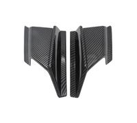 CRJIMX para ADV150 ADV 150 2019 2020 Motocicleta Winglet Spoiler Lateral Viento Lateral ABS Protector de carenado Frontal Cubrealas(Carbon Style)