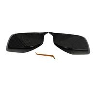 CRJIMX Para B&MW Serie 5 6 E60 E61 E63 E64 2003-2008 Cubierta De Espejo Retrovisor Cubierta De Espejo Retrovisor Cubierta De Espejo Lateral Moldura Cubiertas De Repuesto(Patrón de Fibra de Carbono)
