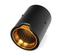 CRJIMX Para B&MW Todos Los Modelos Tubo De Escape De Fibra De Carbono Con Borde Recto Tubo Terminal 1 Unidad(Oro)
