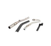 CRJIMX Para Cross Para Cub110 CC110 2018 2019 2020 2021 2022 2023 Silenciador Delantero Modificado Sistema De Escape Completo Motocicleta(Estilo A)