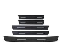 CRJIMX para Fiat para DUCATO Protector De Umbral Fibra Carbono Pedal Bienvenida Paragolpes del Maletero Adhesivo Soglia(5PC)