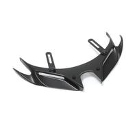 CRJIMX para Forza 350 2021-2025 para Forza125 2023-2025 Motocicleta Careta Frontal Winglets ala aerodinámica Alas Laterales Alerón(Negro,2023-2025)