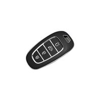 CRJIMX Para Hyundai Para Tucson Para Sonata Para Solaris Para Hybrid Para Nexo Para Santafe Funda Llave Coche TPU Carcasa Protectora(NEGRO)