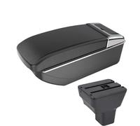 CRJIMX Para N&issan Para Kicks Reposabrazos Coche 2016-2021 Piezas Interior Piezas Retrofit Caja Almacenamiento Central Interfaz USB(B2 línea negra SIN USB)