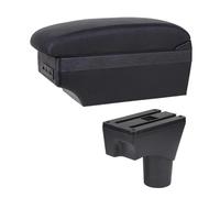 CRJIMX Para N&issan Para March Ara Micra K13 MK4 IV 2010-2023 Para Sunny Caja De Almacenamiento De Descansabrazos Central(Línea negra E1)