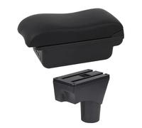 CRJIMX Para N&issan Para March Ara Micra K13 MK4 IV 2010-2023 Para Sunny Caja De Almacenamiento De Descansabrazos Central(C2 Línea Negra)