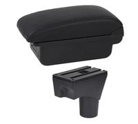 CRJIMX Para N&issan Para March Ara Micra K13 MK4 IV 2010-2023 Para Sunny Caja De Almacenamiento De Descansabrazos Central(C1 línea negra)