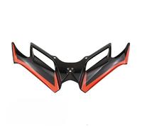 CRJIMX para Suzuki GSX250R GSX250 GSX-250R Carenado Frontal Alerón Aerodinámico Cubrejuntas Spoiler(Bright Black Red)