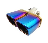 CRJIMX Para Toyota C-HR CHR 2017-2022 Para Coche Acero Inox Para Tubo Escape Trasero Para Silenciador Terminal Para Accesorios Auto Para Repuestos(Azul)