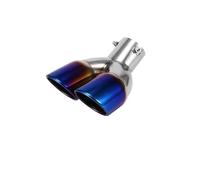 CRJIMX Para Toyota C-HR CHR C HR 2017-2020 Accesorios Modificación Tubo Escape Garganta Decoración Capó Acero Inoxidable(Azul)