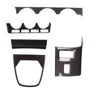 CRJIMX Para Toyota GR86 2022-2025 Accesorios Panel Cambio Marchas | Decoración Conjunto Molduras Cubierta Engranajes Consola Central Interior Coche(fibra de carbono,5 piezas)