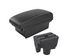 CRJIMX Para Toyota Para Aqua I 2011-2021 Reposabrazos Coche Caja Almacenamiento Modificación Interior Repuestos Auto(A2 línea negra Sin USB)