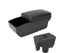 CRJIMX Para Toyota Para Aqua Reposabrazos Para Toyota Para Prius C Aqua Almacén Reposabrazos Auto Accesorios Coche Interior(B1 Red Storage box)