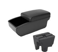 CRJIMX Para Toyota Para Aqua Reposabrazos Para Toyota Para Prius C Aqua Almacén Reposabrazos Auto Accesorios Coche Interior(B2 Black Storage box)