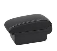 CRJIMX Para Toyota Para Aygo X 2021 2022 2023 2024 2025 Reposabrazos Central Interior Accesorios Retrofit Caja Almacenamiento(C3 Negro blanco SIN USB)