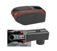 CRJIMX Para Toyota Para Aygo X Caja Reposabrazos Piezas Retrofit Caja Almacenamiento Auto Soporte Brazo Elevable Detalles Interior(Black Curry)