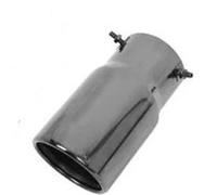 CRJIMX Para Toyota Para Land Cruiser Para Prado 250 J250 LC250 2024 2025 Punta Escape Garganta Trasera Silenciador(NEGRO)