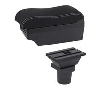 CRJIMX Para Toyota Para Yaris 3 Hybrid Para Yaris Para Vitz Caja De Apoyabrazos De Coche Modificación Interna Carga USB Accesorios De Coche(Línea Blanca E2)