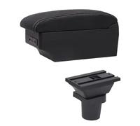 CRJIMX Para Toyota Para Yaris 3 Hybrid Para Yaris Para Vitz Caja De Apoyabrazos De Coche Modificación Interna Carga USB Accesorios De Coche(C1 Línea Blanca)