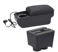CRJIMX Para VW Para Polo Reposabrazos Para VW Para Polo 9N 3 2002 2003 2004 2005 2006 2007 2008 2009 Reposabrazos De Coche Caja De Almacenamiento(A3 Carga rápida)