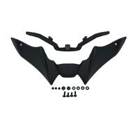 CRJIMX para Yamaha MT-09 MT09 MT 09 SP 2021 2022 2023 Motocicleta Deportiva Carga aerodinámica Naked Spoiler Frontal Alerón aerodinámico Deflector(Negro)