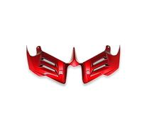 CRJIMX para Yamaha YZF-R25 YZF-R3 YZF R3 R25 2008-2016 Montaje de Spoiler aerodinámico con Aleta Frontal de carenado para Moto(Rojo)