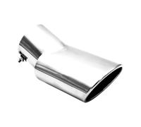 CRJIMX Piezas Decorativas Para Silenciadores De Coche Universales Accesorios Universales Para Coche Silenciador De Garganta De Escape(Plata)