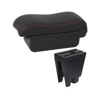 CRJIMX Reposabrazos Para Toyota Para Etios Aygo BJ Caja De Almacenamiento Piezas De Reequipamiento Detalles Interiores Accesorios Para Coche(B2 red line 3USB)