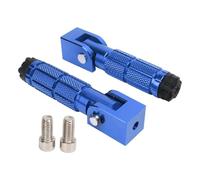 CRJIMX Reposapiés De Moto CNC Aluminio Universal Plegable Premium PARA ATV UTV Go Kart(Azul)