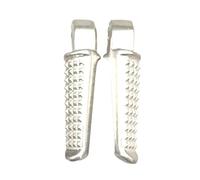 CRJIMX Reposapiés Delantero Trasero Moto Reposapiés Pedal Para CB400 Para VTEC 1999-2013 1-4 Para Versiones Para Hornet 250(Trasero)